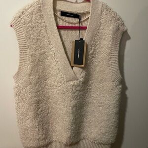 Vero Moda FuzzyCream V-Neck Vest